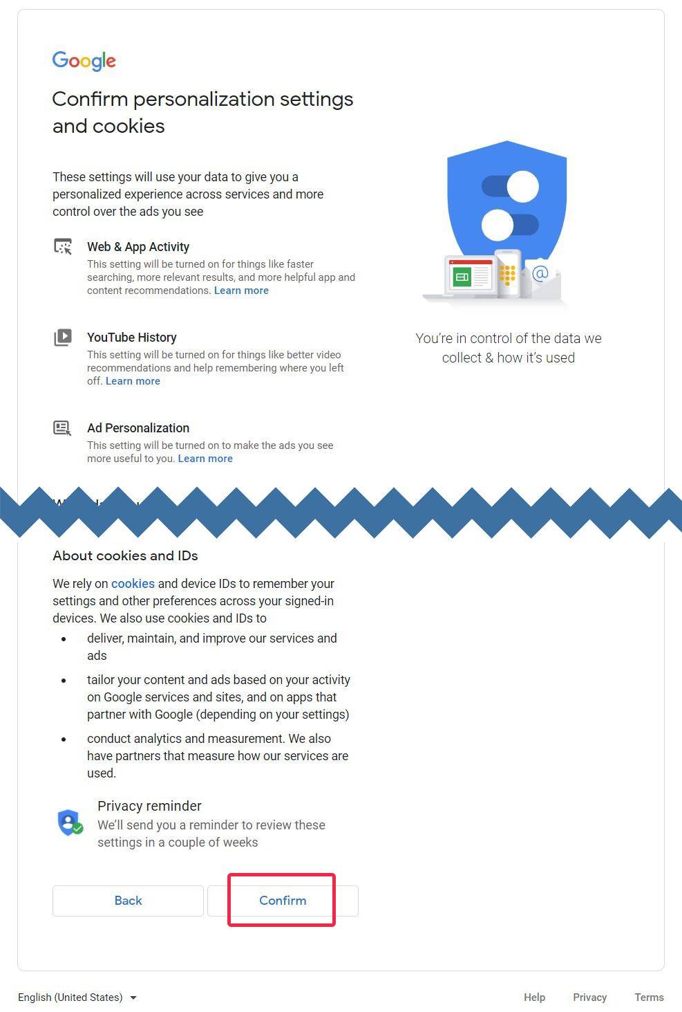 how to leave gmb review 14 Leave a GMB review without a Gmail account in 2021 - Confirm personalization settings