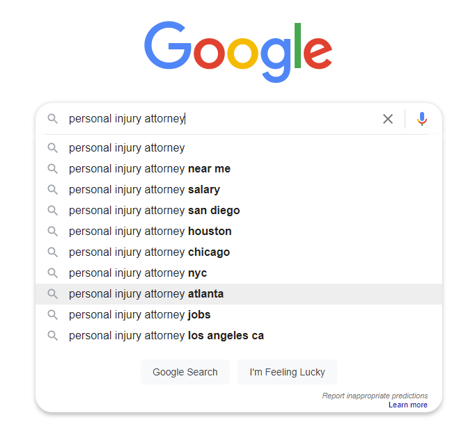 image 6 Google autocomplete to find popular keywords