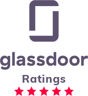 Badge: 5 star rating on Glassdoor