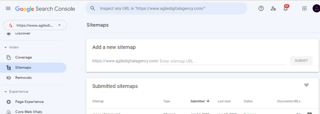 Submit your sitemap to Google