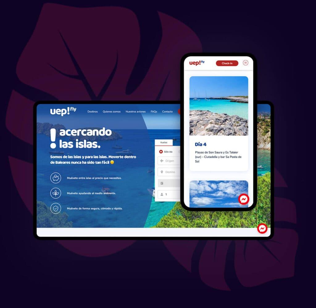 uepfly website design thumbnail