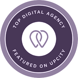 Upcity badge - top digital agency