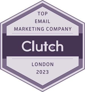 Clutch Badge: Top Email Marketing Company London 2023