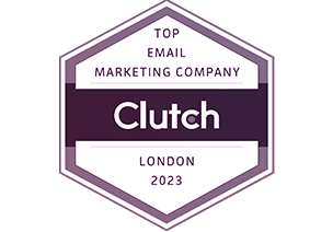 Clutch Badge: Top Email Marketing Company London 2023