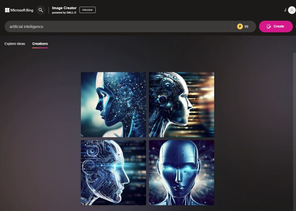 bing image creator Bing Image Creator AI