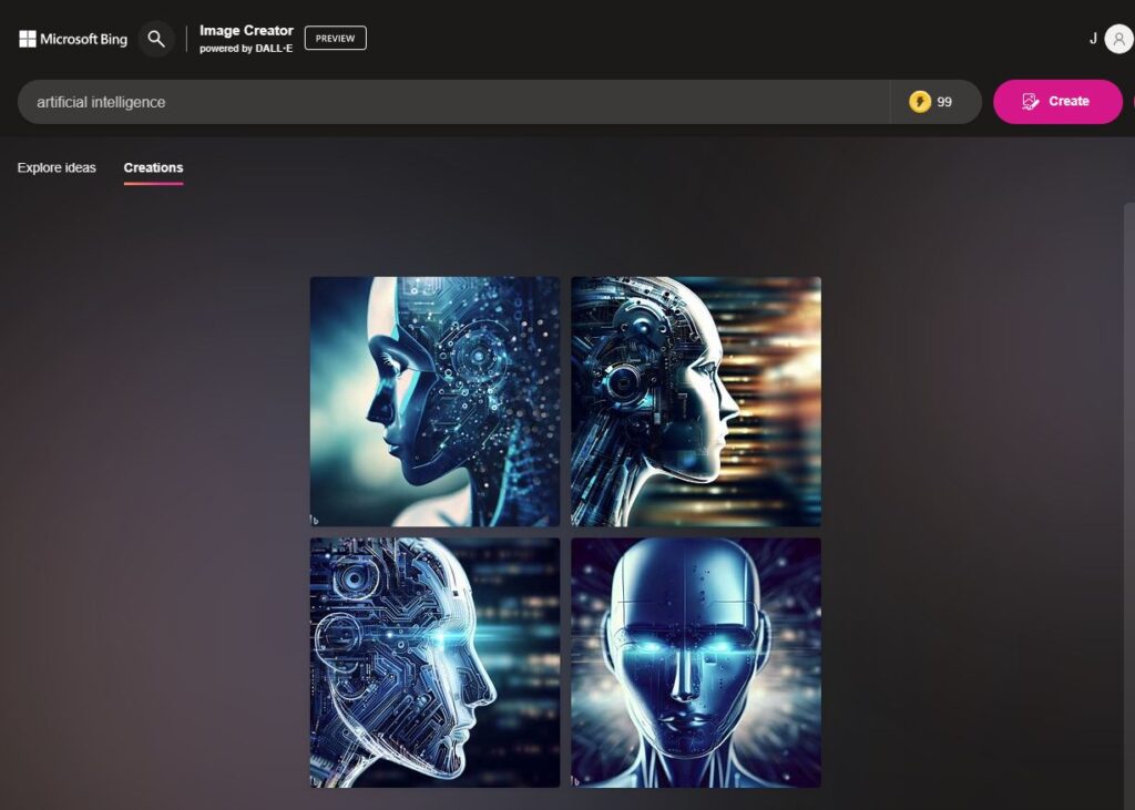 Bing Image Creator AI