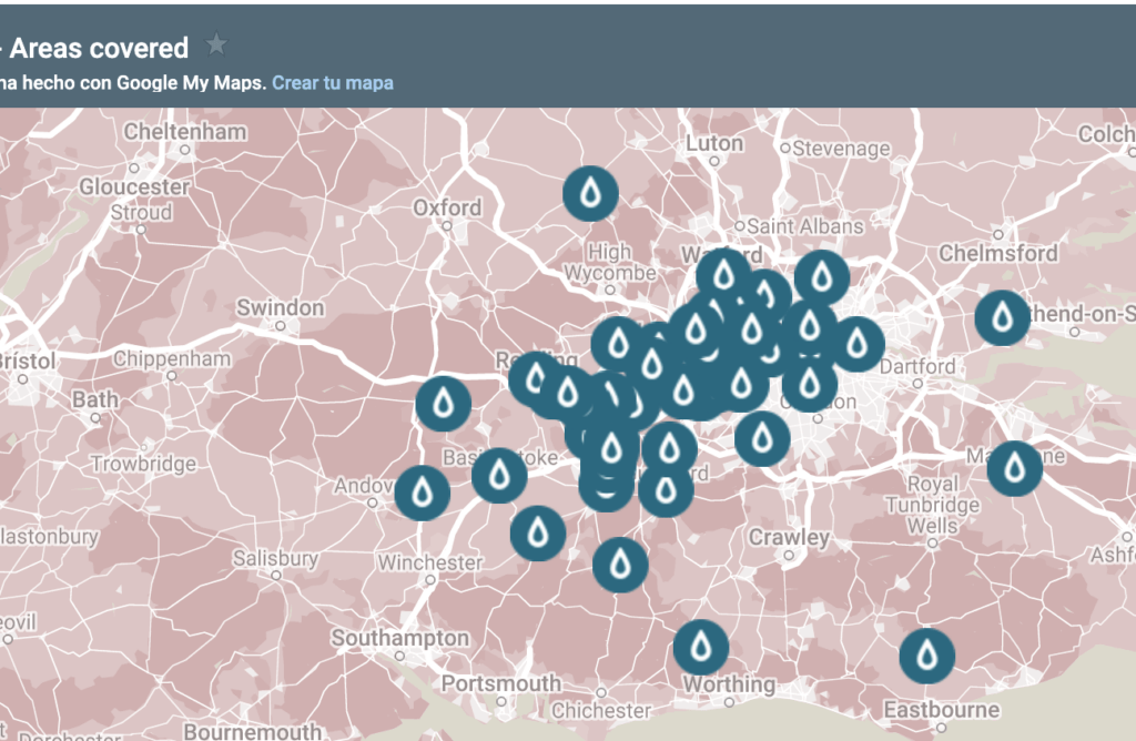 FlowDrains UK - Areas Covered