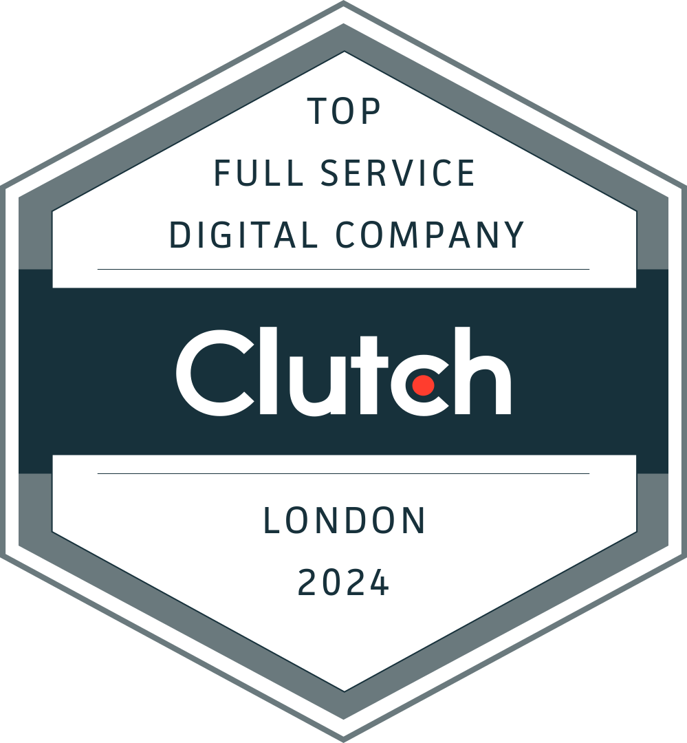 Top Full Service Digital Company 2024 in London - By Clutch