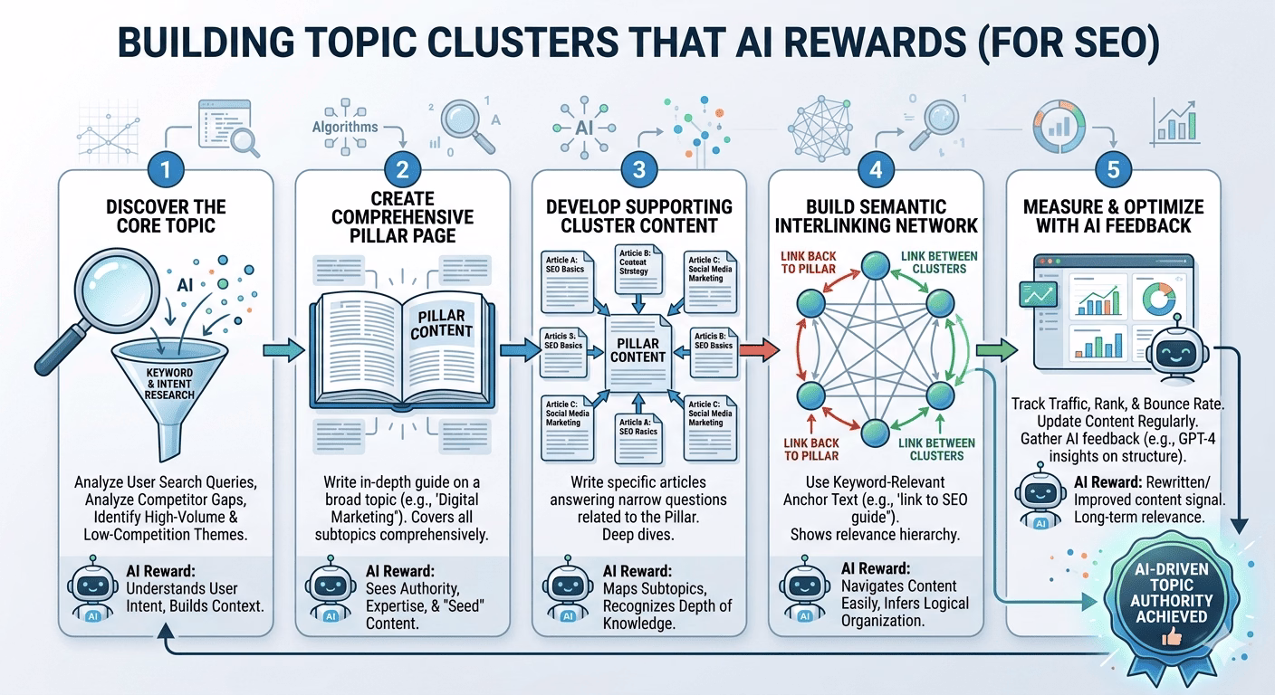 How to Build Topic Clusters That AI Will Reward