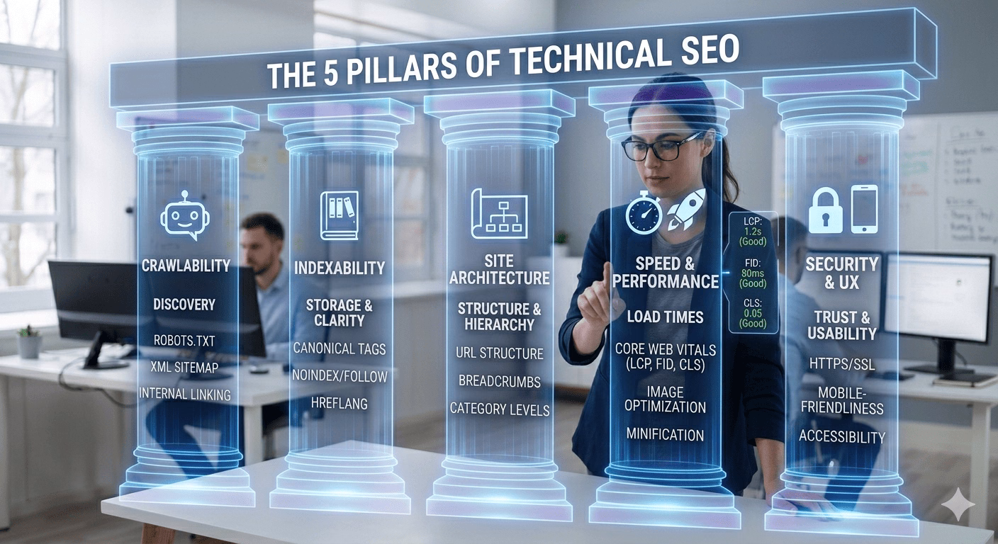 The 5 Pillars of Technical SEO for Professional Services in 2026