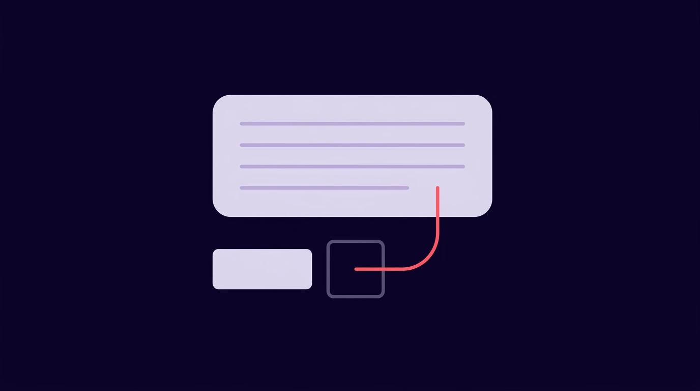 An AI answer panel citing a source while the brand name remains an empty outline, illustrating a ghost citation