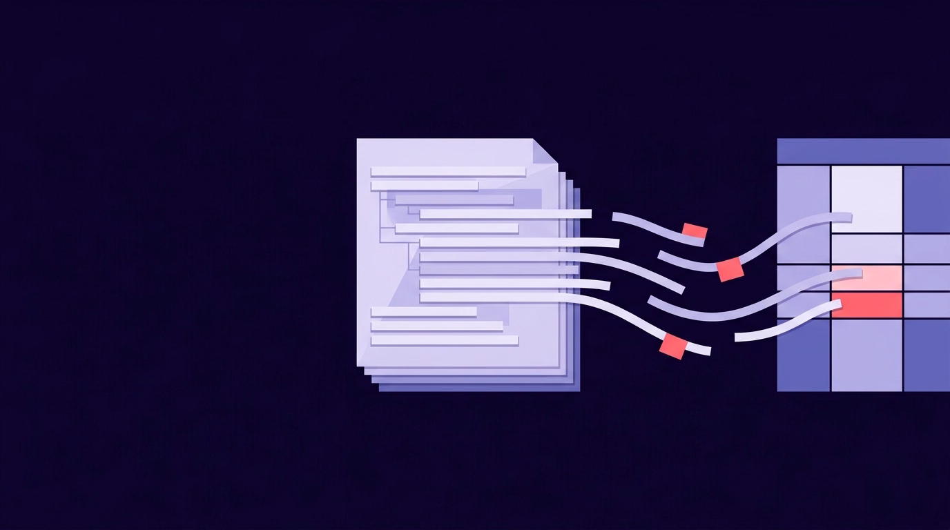 Ilustración de un sitemap que filtra páginas de prueba hacia el índice de búsqueda