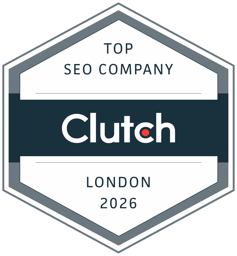 Clutch badge: Agile Digital Agency named a Top SEO Company in London, 2026
