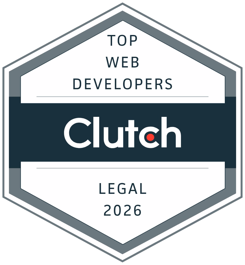 Clutch badge: Agile Digital Agency named a Top Web Developer for the Legal sector, 2026